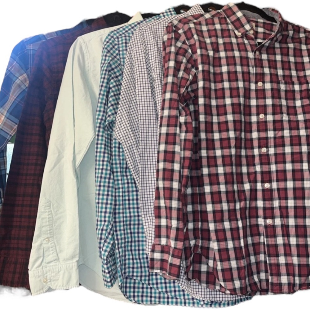 Lot of 6 J. Crew Men’s Button Up Shirts Size Small EUC